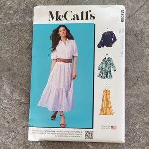 2/$10 McCall's #M8285 Dress Pattern